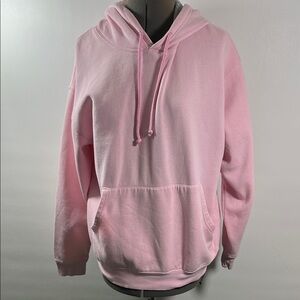 Simply for Sports Hoodie Women Size M/M Pink Draw String Hood Pockets
